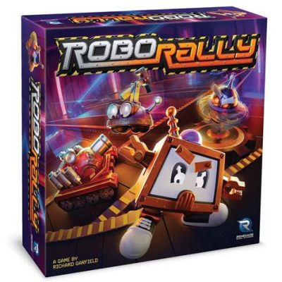 RoboRally: Een Chaotic Race Game met Programmeerbare Robots!